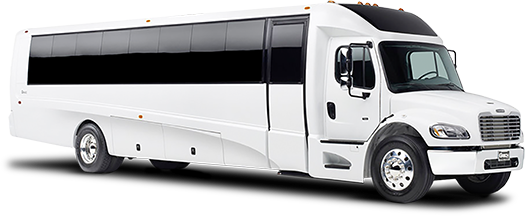 A white medium-sized minibus